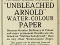 "Unbleached Arnold"  Water-colour Paper